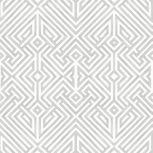 Picture of Lyon Silver Geometric Key Wallpaper