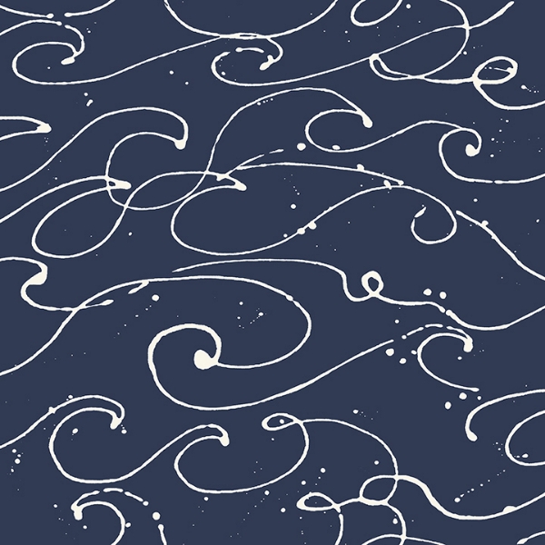 Picture of Kuroshio Navy Ocean Wave Wallpaper
