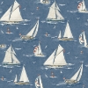Picture of Leeward Navy Sailboat Wallpaper
