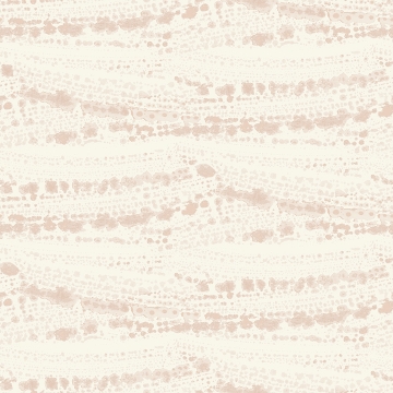 Picture of Rannell Peach Abstract Scallop Wallpaper
