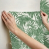 Picture of Green Cassava Palm Peel and Stick Wallpaper