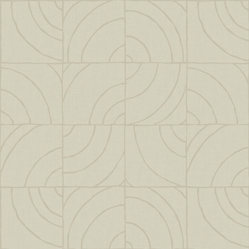 Picture of Taupe Batik Blok Peel and Stick Wallpaper