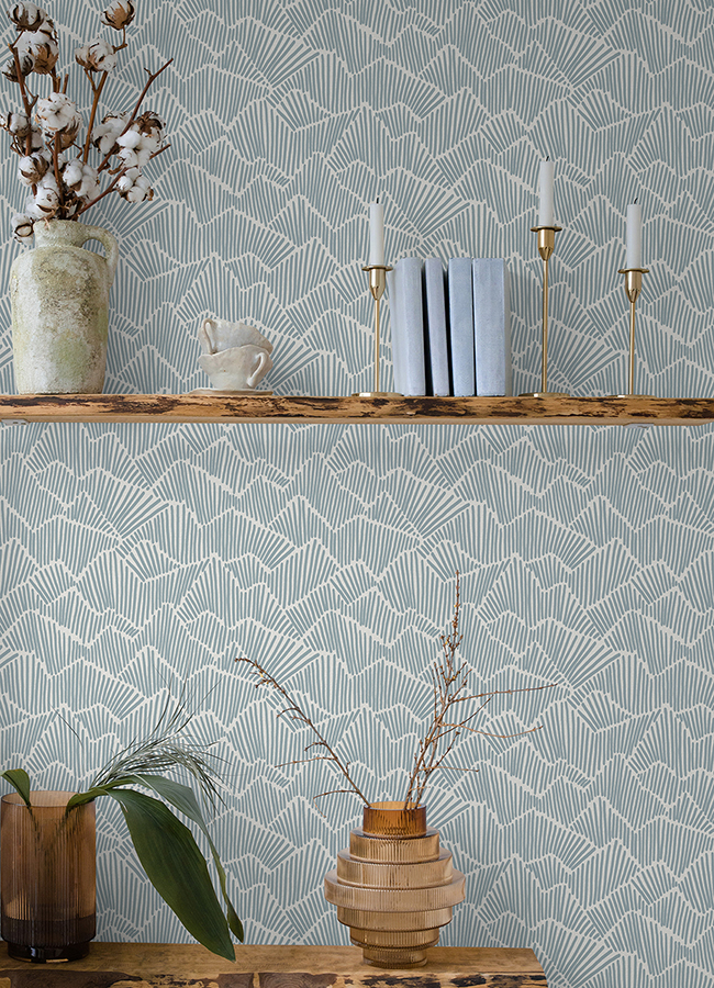 ESS6026 - Periwinkle Ridge & Valley Peel and Stick Wallpaper - by Egypt ...