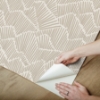 Picture of Beige Ridge & Valley Peel and Stick Wallpaper