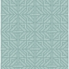 Picture of Hesper Teal Geometric Wallpaper