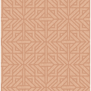 Picture of Hesper Rust Geometric Wallpaper