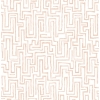 Picture of Ramble Blush Geometric Wallpaper