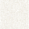 Picture of Ramble Taupe Geometric Wallpaper