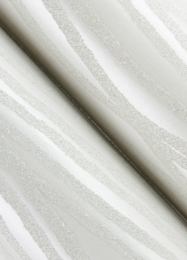 4121-72206 - Galyn White Pearlescent Wave Wallpaper - by A-Street Prints