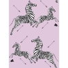 Picture of Lilac Zebra Safari Peel and Stick Wallpaper