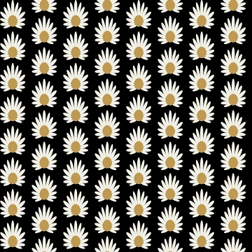 Picture of Black Fleur Peel and Stick Wallpaper