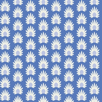 Picture of Azure Fleur Peel and Stick Wallpaper