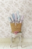 Picture of Dove Everblooming Rosettes Peel and Stick Wallpaper