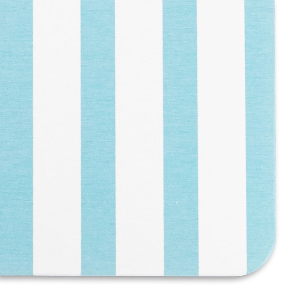 bathwbluestripe Blue Stripe White Stone Bath Mat, Non Slip by