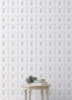 Picture of Dreamy Days Sweet Blue Stripe & Floral Wallpaper