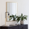 Picture of Laia Gold Rectangular 30-in Mirror