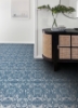 Picture of Blue Erina Peel and Stick Floor Tiles