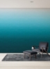 Picture of Caribbean Sea Teal Blue Ombre Wall Mural