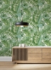 Picture of Tropical Palm Leaf Green Wall Mural
