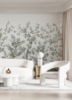 Picture of Forest Chinoiserie Sage Green Wall Mural
