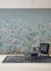 Picture of Winter Chinoiserie Robin's Egg Blue Wall Mural