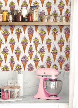 How to Install Peel  Stick Ceiling Wallpaper  Eclectic Twist