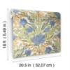 Picture of Bright Multi Moody June Blooms Peel and Stick Wallpaper