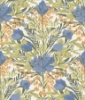 Picture of Bright Multi Moody June Blooms Peel and Stick Wallpaper