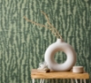 Picture of Hartmann Green Stripe Texture Wallpaper