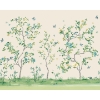Picture of Green Chinoiserie Floral Tree Wall Mural