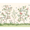 Picture of Pink Chinoiserie Floral Tree Wall Mural
