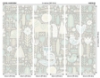 Picture of Aqua Scandi Forest Animals Wall Mural