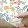 Picture of Pink Meadow Song Peel and Stick Wallpaper
