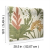 Picture of Linen & Olive Blooming Villa Peel and Stick Wallpaper