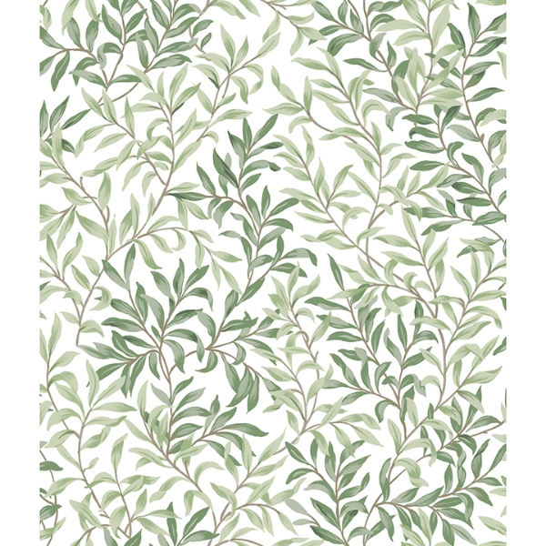 Picture of Herb Green Terrace Vines Peel and Stick Wallpaper