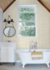 Picture of Cream Provincial Tile Peel and Stick Wallpaper