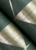 Picture of Fairbank Evergreen Linen Geometric Wallpaper by Scott Living