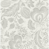 Picture of Culver Grey Jacobean Wallpaper by Scott Living