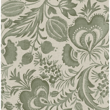 Picture of Culver Moss Jacobean Wallpaper by Scott Living