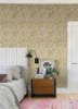 Picture of Culver Mustard Jacobean Wallpaper by Scott Living