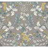 Picture of Getty Grey Jungle Damask Wallpaper by Scott Living