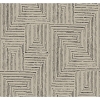 Picture of Mortenson Taupe Geometric Wallpaper by Scott Living