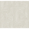 Picture of Mortenson Light Grey Geometric Wallpaper by Scott Living