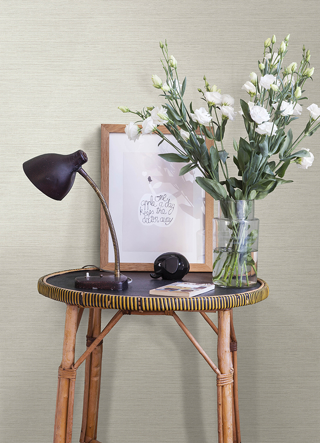 414324281 Agave OffWhite Faux Grasscloth Wallpaper by AStreet Prints