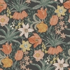Picture of Cecilia Black Tulip and Daffodil Wallpaper