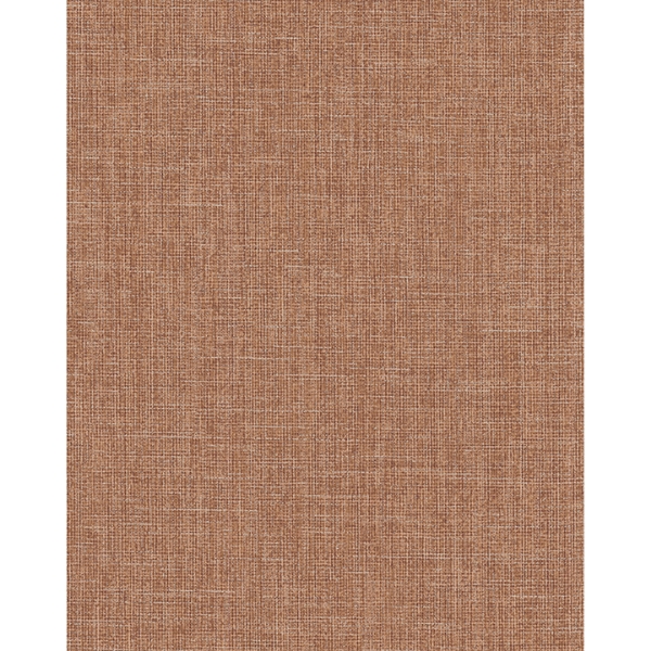 Picture of Broadwick Rust Faux Linen Wallpaper
