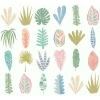 Picture of Leaf Boogie Pastel Tropical Mix Wallpaper
