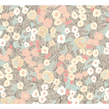 Picture of Flora Ditsy Pastel Garden Wallpaper