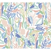 Picture of Verdure Pastel Painted Botanical Wallpaper