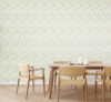 Picture of Elements Light Yellow Scribbled Arches Wallpaper